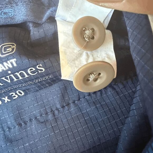 Vineyard Vines Men's Performance On The Go Straight Chino Pants Khaki Size 30x30 - Picture 6 of 7
